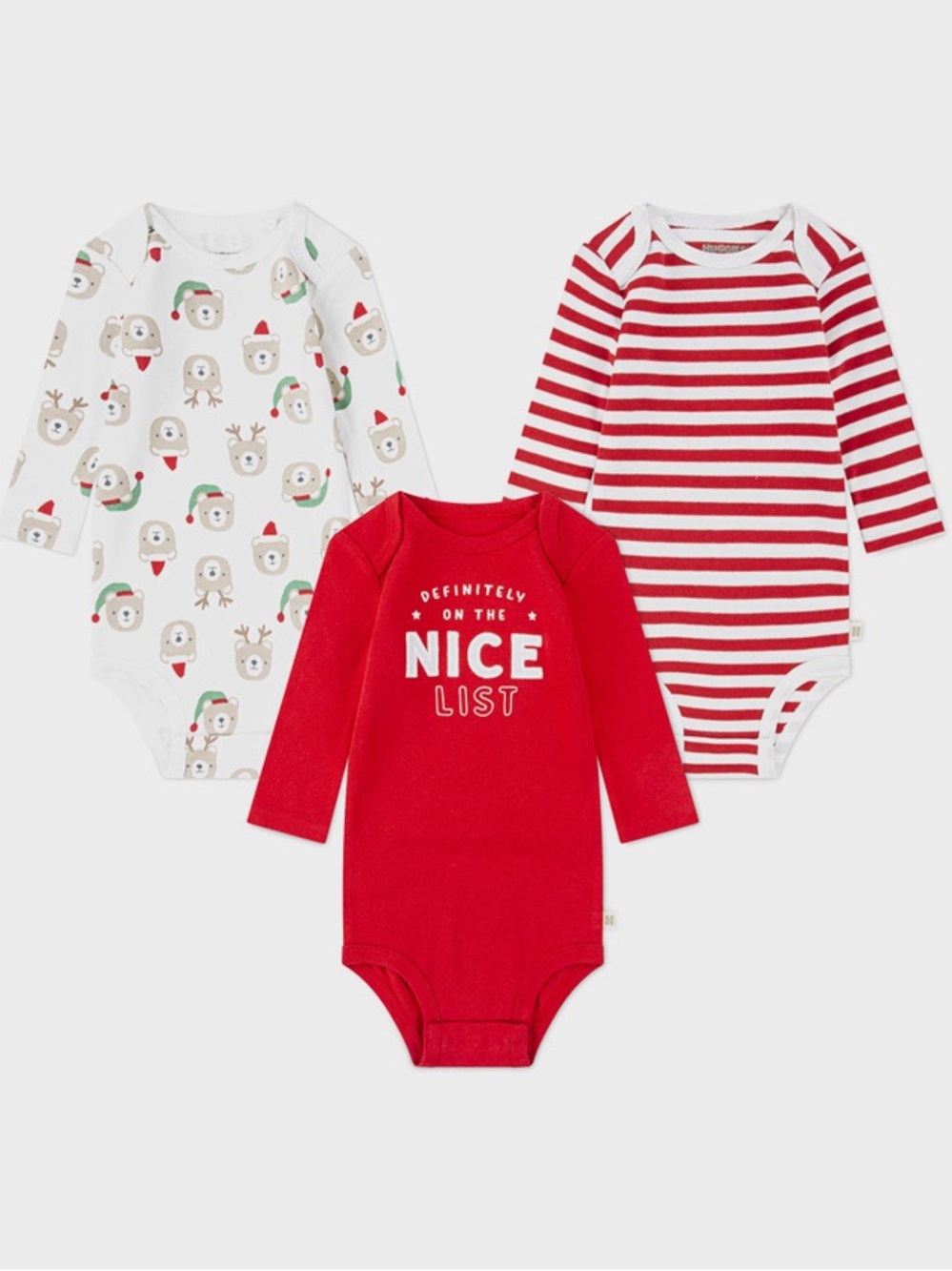 Huggies • NWT Baby Holiday One-Piece Bodysuit 3 pc Set - Christmas